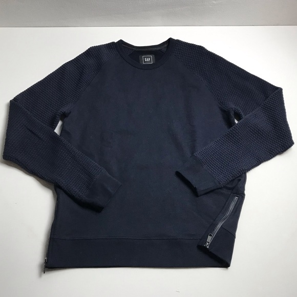 GAP | Navy Long Sleeve Knit Cozy Pullover | Large - Picture 6 of 8